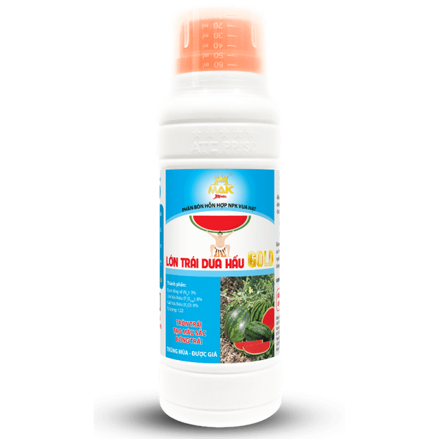 Phân bón hỗn hợp NPK VUA HẠT - LỚN TRÁI DƯA HẤU GOLD